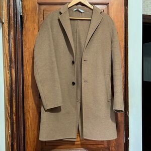 Zara Men Tan Pea Coat